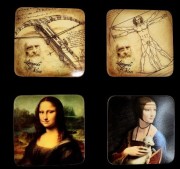PODSTAWKI PODKŁADKI KORKOWE - CARMANI L. Da Vinci, 1szt