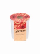 NATURALNA ŚWIECA SOJOWO-KOKOSOWA O ZAPACHU RUBY CHOCOLATE 130ML BIAŁA