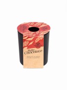 NATURALNA ŚWIECA SOJOWO-KOKOSOWA O ZAPACHU RUBY CHOCOLATE 130ML CZARNA