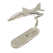 FIGURKA MYŚLIWIEC SAMOLOT ALUMINIUM 23 x 13 x 17 cm
