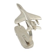 FIGURKA MYŚLIWIEC SAMOLOT ALUMINIUM 23 x 13 x 17 cm