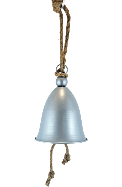 DZWON METALOWY SZARY 15 × 21 cm