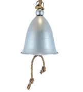 DZWON METALOWY SZARY 15 × 21 cm