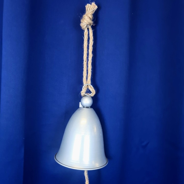 DZWON METALOWY SZARY 15 × 21 cm