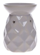 KOMINEK NA OLEJEK WOSK SZARY 9X9X13CM