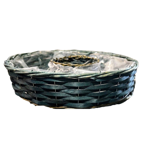 DREWNIANY PLECIONY KOSZ OSŁONKA FI43 H12 FI ŚRODKA 19CM -1SZT