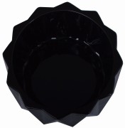 DONICZKA/OSŁONKA CERAMICZNA CZARNA 18,5X18,5X13CM