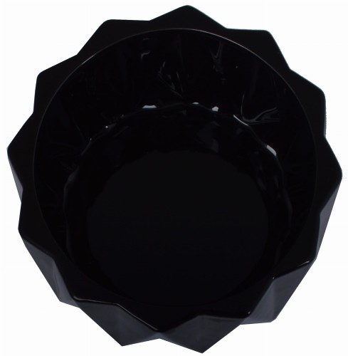 DONICZKA/OSŁONKA CERAMICZNA CZARNA 18,5X18,5X13CM