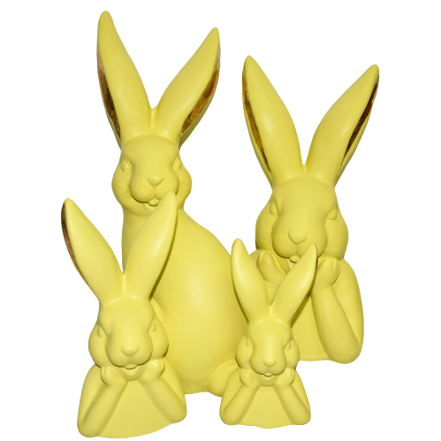 KRÓLIK PODPARTY ŻÓŁTY DUŻY 18X14,5X35