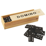GRA DOMINO W PUDEŁKU DREWNIANYM