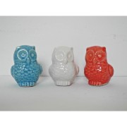 FIGURKA SOWA CERAMICZNA 5,5 CM MIX KOLORÓW