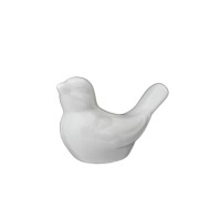 FIGURKA BIAŁY PTAK CERAMICZNY 7 CM