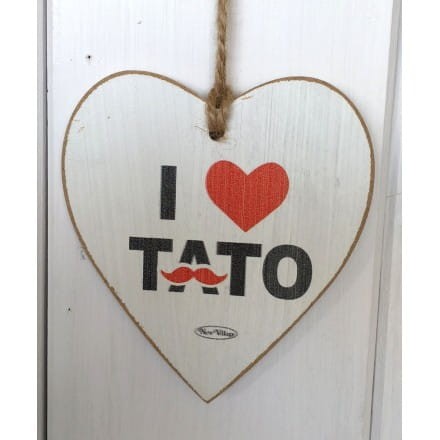 TABLICZKA DREWNIANA SERCE DLA TATY