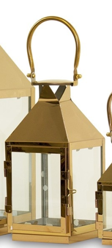 LAMPION METALOWY 37x12,5x13cm