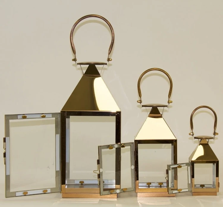 LAMPION METALOWY 37x12,5x13cm