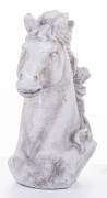 FIGURKA GŁOWA KONIA KOŃ BETONOWA 22x20x10CM