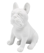 FIGURKA BULDOG FRANCUSKI BIAŁY