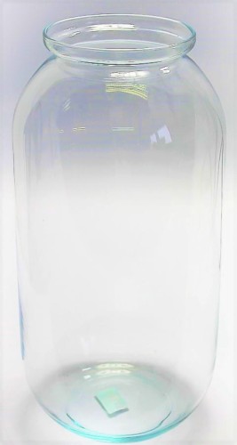 WAZON SZKLANY SŁÓJ 17X35CM