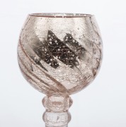 KIELICH SZKLANY ZŁOTY  30x12x12