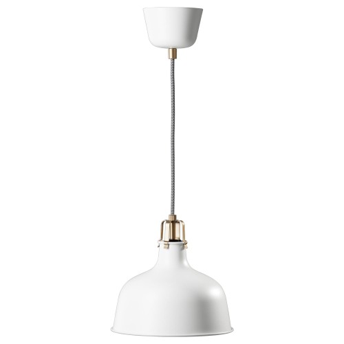 LAMPA WISZĄCA BIAŁA RANARP 23CM