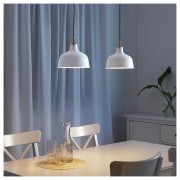 LAMPA WISZĄCA BIAŁA RANARP 23CM