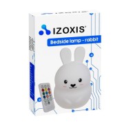 LAMPKA NOCNA RGB Z PILOTEM -  KRÓLIK