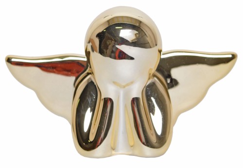 ANIOŁ ANIOŁEK ZŁOTY CERAMICZNY 10CM