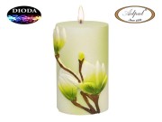 ŚWIECA PIEŃKOWA 115/70 IRIS MAGNOLIA BIAŁY/ZIELONY
