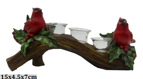 ŚWIECZNIK PTASZEK 15x4,5x7cm