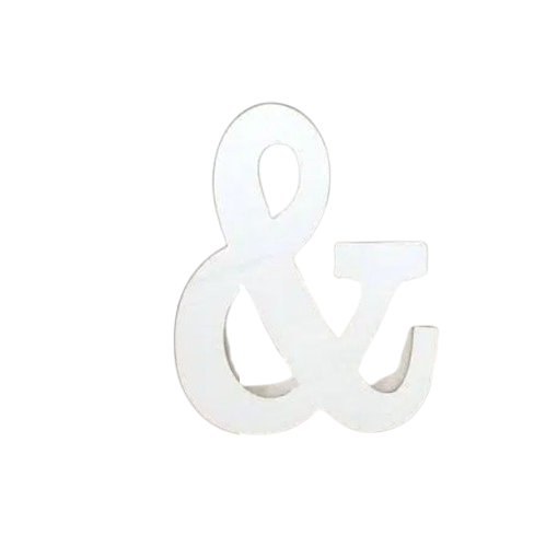 DREWNIANE LITERY - ZNAK &amp; 18x14,2x 2cm