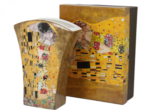 WAZON KLIMT POCAŁUNEK 14X19,5X6,5 CM