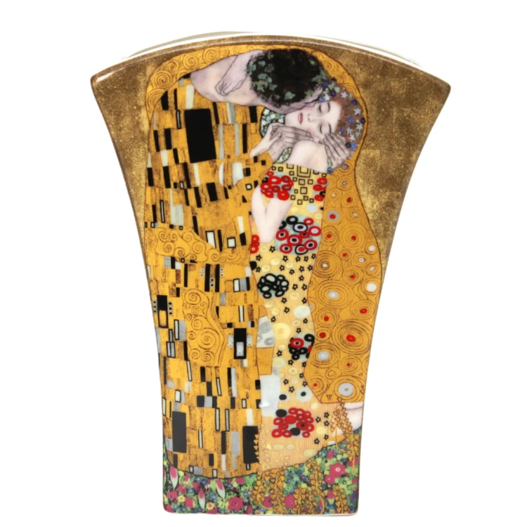 WAZON KLIMT POCAŁUNEK 14X19,5X6,5 CM