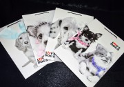 TOREBKA UPOMINKOWA "I LOVE DOGS" 4 wzory ROZM. M 32X26X10cm