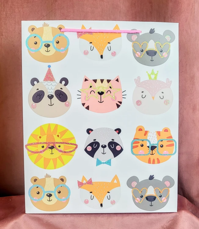 TOREBKA PREZENTOWA DLA DZIECI  42X32X12 MIX WZORÓW