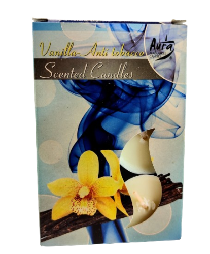 PODRZEWACZE T-LIGHT VANILLA ANTITOBACCO WANILIA 6 sztuk