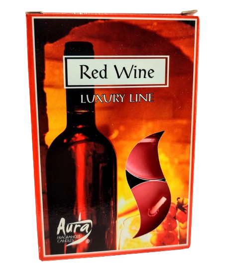 PODRZEWACZE T-LIGHT RED WINE CZERWONE WINO 6 sztuk