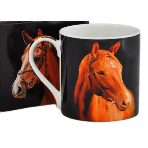 KUBEK PORCELANOWY KONIE 380ML
