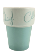 CERAMICZNY KUBEK CELEBRATE MIĘTOWY 250ML