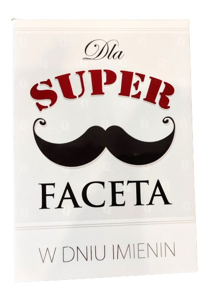 KARTKA OKOLICZNOŚCIOWA MĘSKA IMIENINOWA