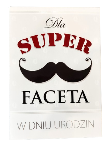 KARTKA OKOLICZNOŚCIOWA MĘSKA URODZINOWA