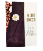 KARTKA OKOLICZNOŚCIOWA MĘSKA URODZINOWA