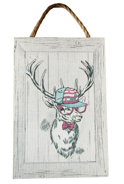 TABLICZKA MOTYWACYJNA MDF 20X30CM JELEŃ