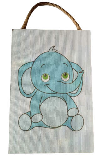 TABLICZKA MOTYWACYJNA MDF 20X30CM SŁOŃ