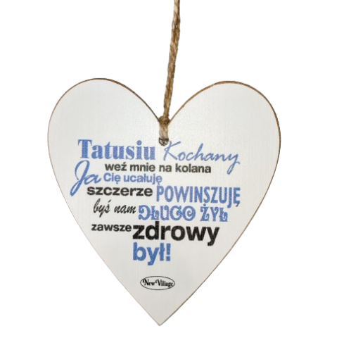 TABLICZKA MDF 15X14CM TATUSIU KOCHANY DZIEŃ OJCA