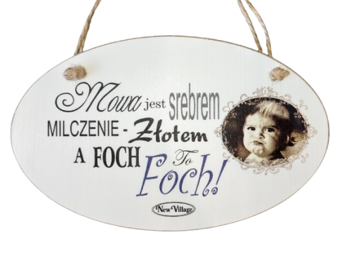 TABLICZKA MDF 23x14CM FOCH TO FOCH!