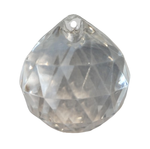 ZAWIESZKI - AKRYLOWE DIAMENCIKI 5 SZT - 3,5CM