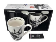 KUBEK PORCELANOWY OWCZAREK NIEMIECKI - KPL. 2 SZT