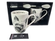 KUBEK PORCELANOWY Yorkshire Terier - KPL. 2 SZT