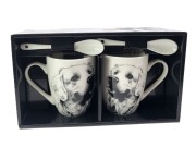 KUBEK PORCELANOWY LABRADOR - KPL. 2 SZT