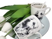 KUBEK PORCELANOWY LABRADOR - KPL. 2 SZT